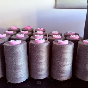 Amann Saba 120 Thread Grey 1360 5000m Industrial Cones – 3 Pack Multi-Qty